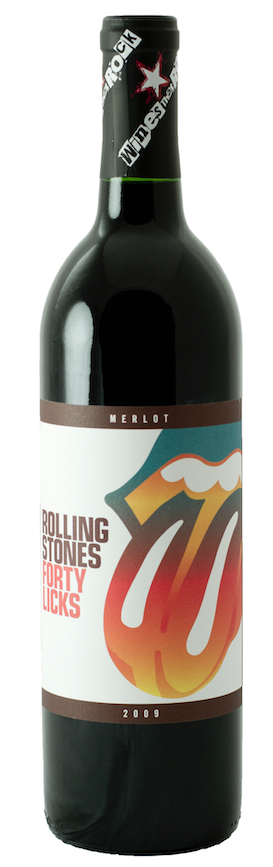 Rolling Stones Forty Licks Merlot 2017